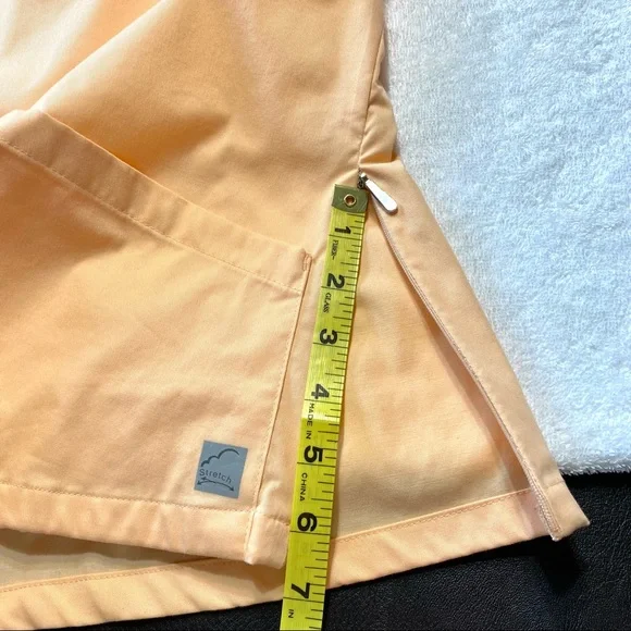 Butter-Soft STRETCH Women's 3-Pocket 3/4th Sleeve Side Zip Scrub Top Size S - Picture 13 of 16